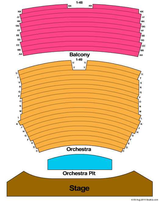 La Mirada Theatre For The Performing Arts Seating Chart
